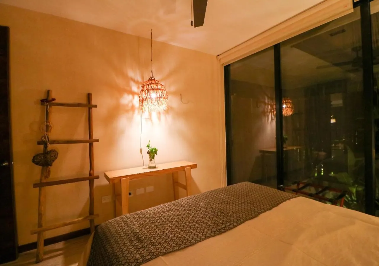Apartment Ferienwohnung Departamento 2 Recamaras Con Alberca Privada A 10 Minutos De La Playa Tulum