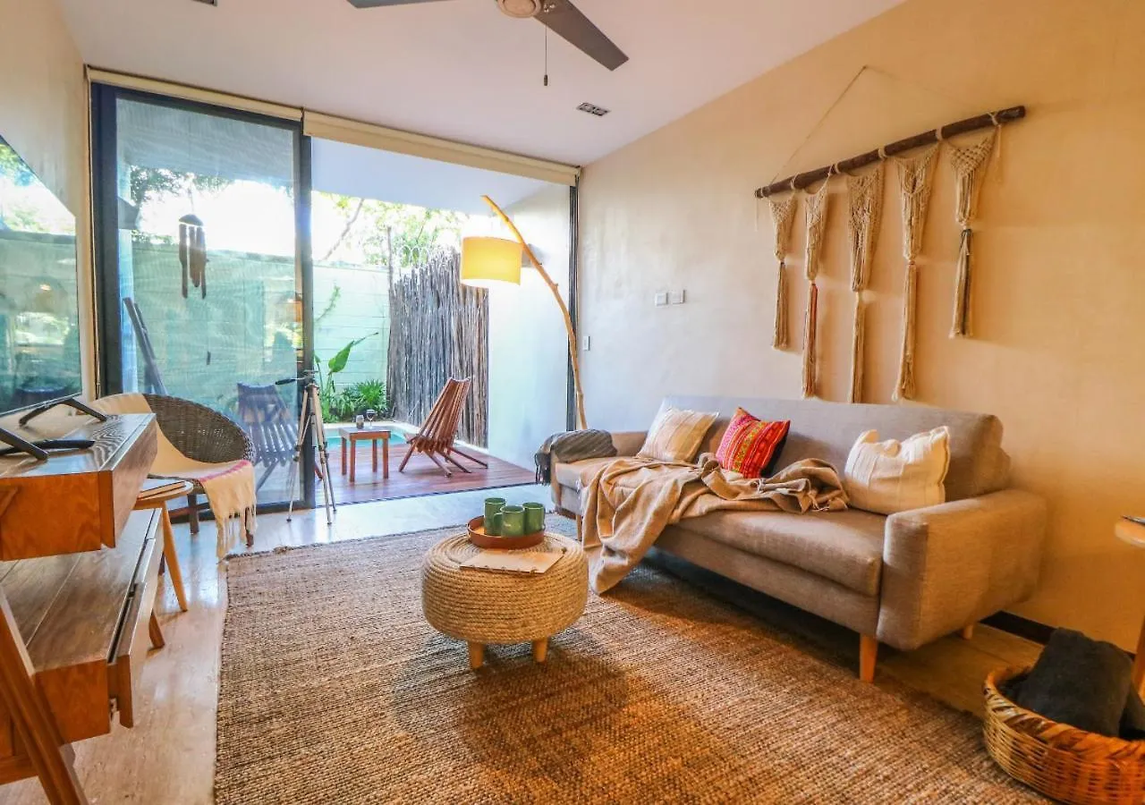 Ferienwohnung Departamento 2 Recamaras Con Alberca Privada A 10 Minutos De La Playa Tulum Apartment