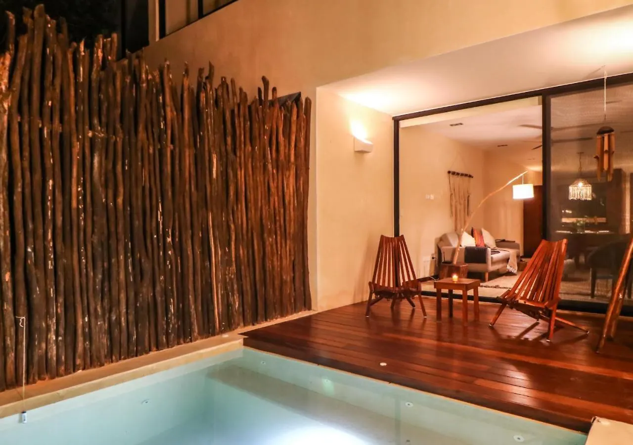 Departamento 2 Recamaras Con Alberca Privada A 10 Minutos De La Playa Apartman Tulum Mexikó