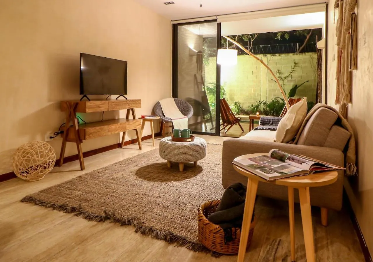 Departamento 2 Recamaras Con Alberca Privada A 10 Minutos De La Playa Apartman Tulum 0*,