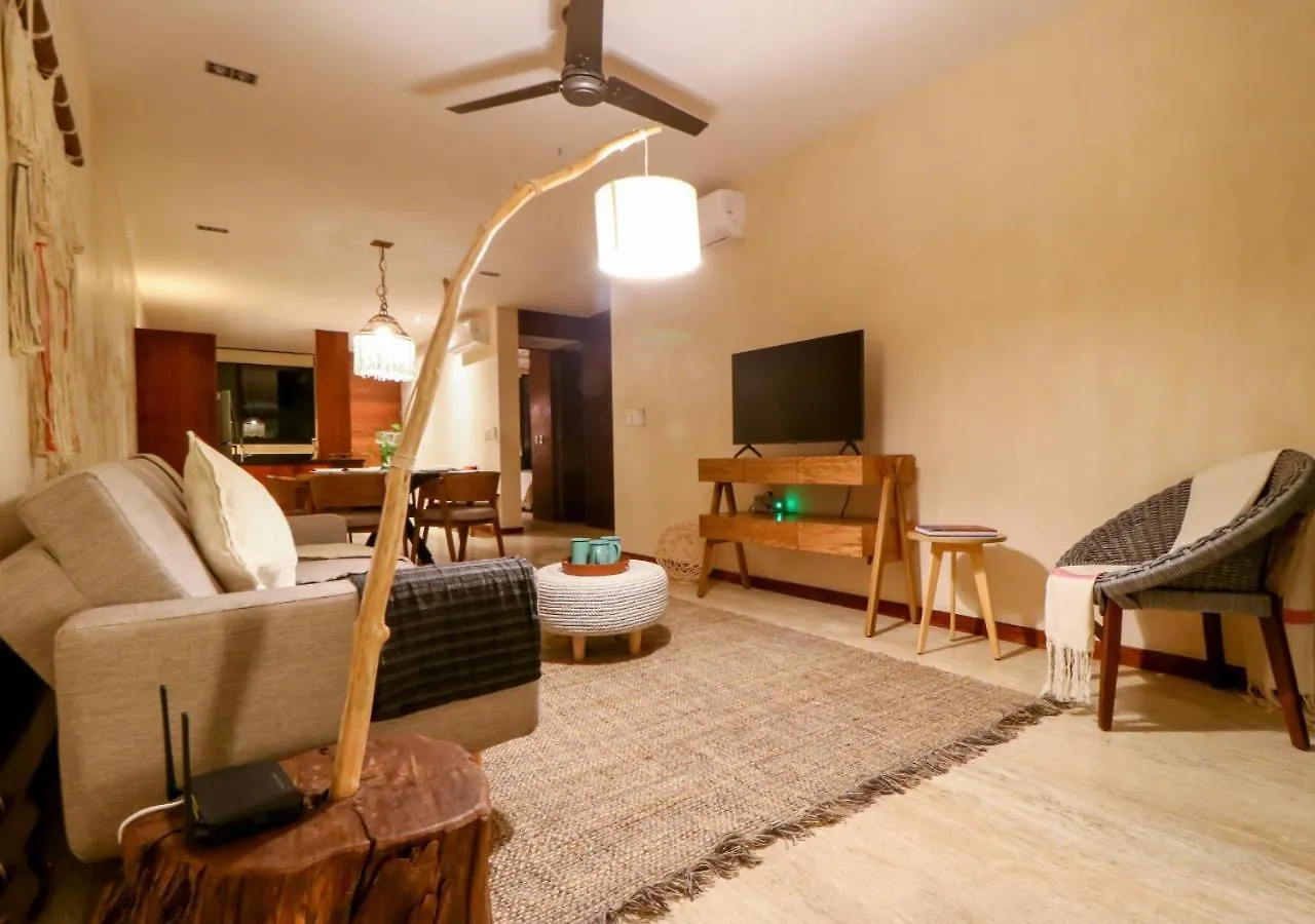 Departamento 2 Recamaras Con Alberca Privada A 10 Minutos De La Playa Apartman Tulum
