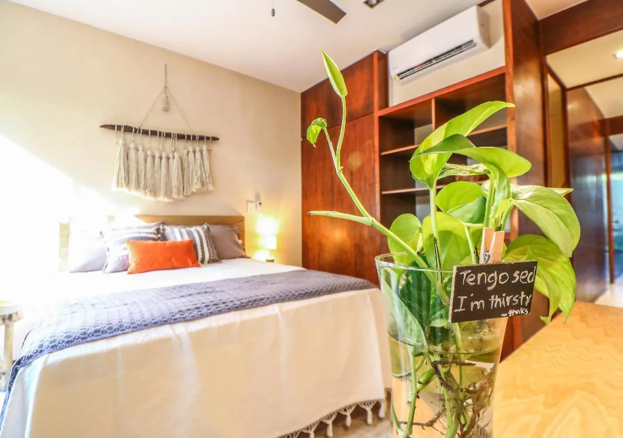 Departamento 2 Recamaras Con Alberca Privada A 10 Minutos De La Playa Apartman Tulum 0*,  Mexikó